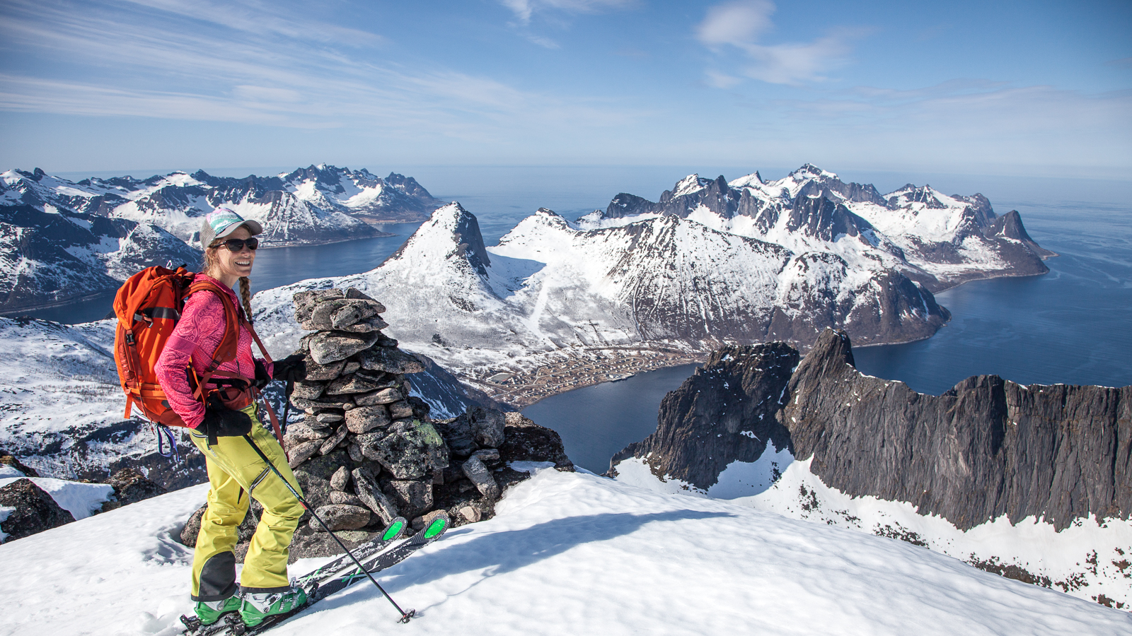 Christy Mahon skiing in Norway